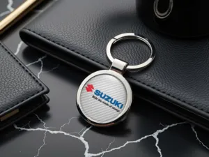 Suzuki Porte-clés Personnalisé Photo Bombée Unique
